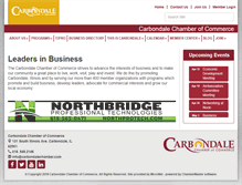 Tablet Screenshot of carbondalechamber.com